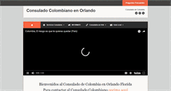 Desktop Screenshot of consuladocolombiano.net